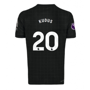 Tottenham Hotspur Mohammed Kudus #20 Maglia Gara Trasferta Repliche 2025-26 Maniche Corte